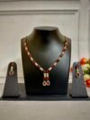 Ruby Radiance Necklace Set JDNK005