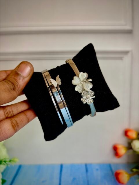 Butterfly Bloom Bracelet Duo JDBR001